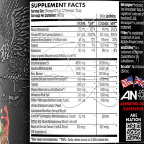 Applied Nutrition ABE Pump Nutrition Facts in Bangladesh BD