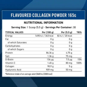 Applied Nutrition Collagen Powder Nutrition Facts in Bangladesh BD