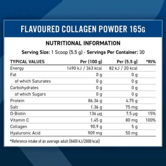 Applied Nutrition Collagen Powder Nutrition Facts in Bangladesh BD