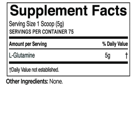 Rule 1 glutamine nutrition facts in bangladesh bd